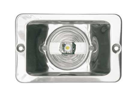 2111608_ Stainless Steel Led Navigation Light ( Stern) 130 x 85mm