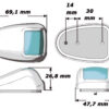 2111612_ Led Navigation Light Orionis Green H27mm