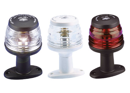 2113201 Navigation Light Red 360º with black body ( Mast 11cm)
