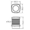 2113306_ Led Navigation Light Tricolor 360º for boats up to 12 meters