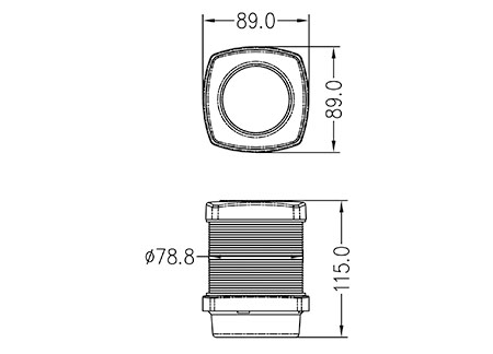 2113306_ Led Navigation Light Tricolor 360º for boats up to 12 meters