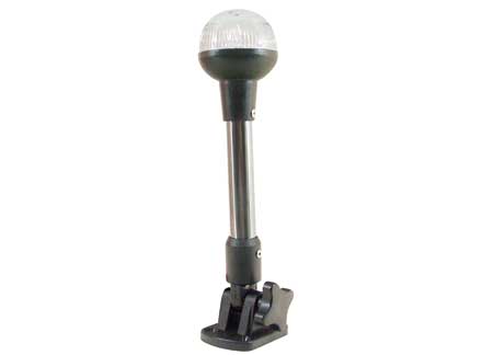2113340 Black Navigation Light 360° with Foldable Mast H25 cm
