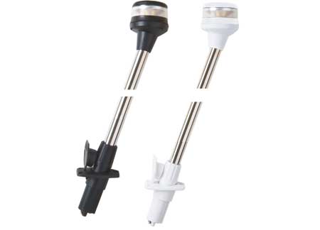2113436 Led Navigation Light Black 12-24v 360º with removable Mast H100cm