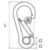211380_ Standard Eye Carabiner 8mm