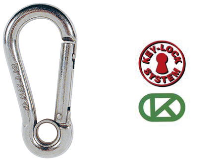 211615 Kong Standard Carabiner 5mm with Eye