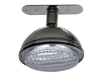 2121202 Stainless steel Spotlight with Swivel Base 12v 110mm