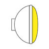 Adjustable searchlight with watertight control panel 12v (100- 300mt)