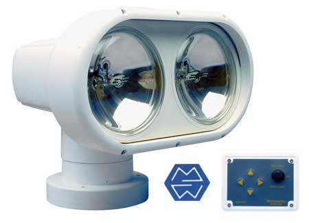 2123026 Adjustable double searchlight 2 x 55W with Control Panel 24v