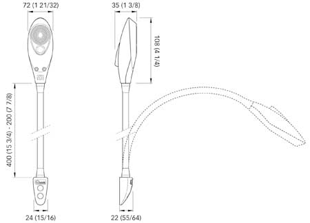 2124212_ Led Charts Light Quick 500 mm