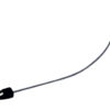 2124220 Chromed Reading light 420mm Red
