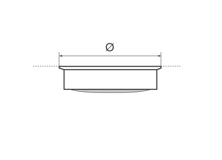 2141014_ Polished Brass Led Ceiling Lights 12v 137mm with Switch