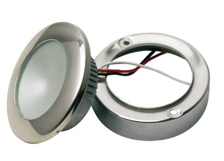 2142050_1 Stainless Steel Led spot light 12/24V 71mm