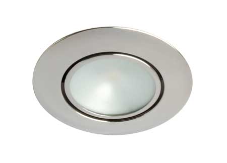 Stainless Steel LED spot light 12-24v 78mm