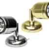2144066 Adjustable Polished Brass Led Spot lights with switch