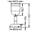 2144066_ Adjustable Polished Brass Led Spot lights with switch