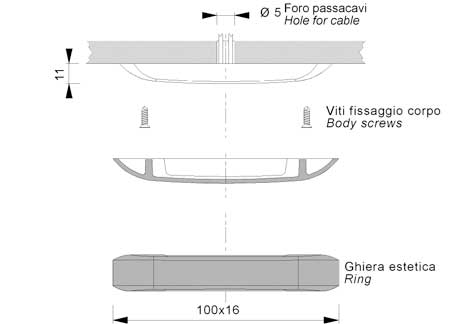2146670_ Led Courtesy Light Andromeda-g1 white 100 x 16 x H11mm