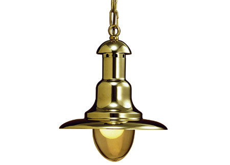 2147542 Polished Brass Old Navy Decorative Lamp 260 x H310mm