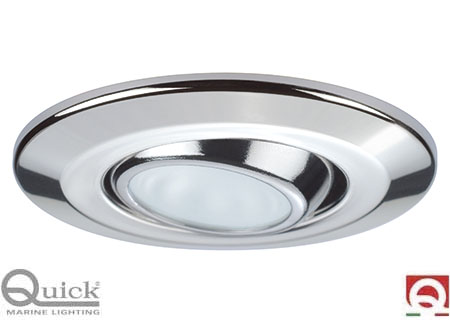 2149014 Stainless Steel recessed spot light Quick lucille 12-24v 65mm 3000 K