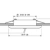 2149207_ LED Spotlight Quick Selene 77mm Warm 3000 K° 12/24V