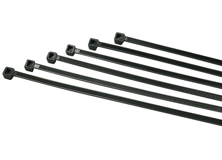 Auto-extinguishing Poliamyde cable ties 100 x 2.5 mm
