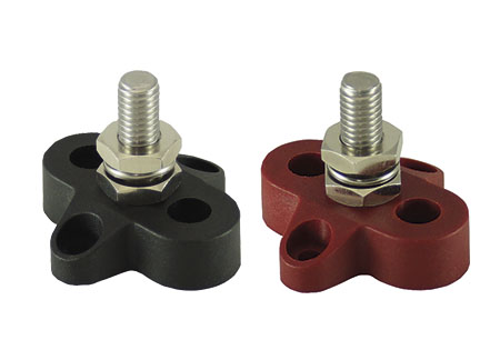 2155500_ Red Terminals with M8 studs for Electric Cables connections