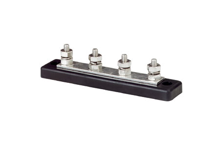 2155504 Electrical Connection Bar with Chromed screws 4 Terminals 150 A