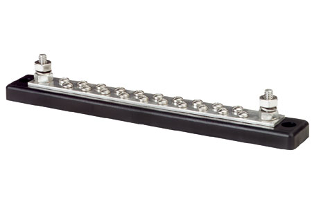 2155520 Electrical Connection Bar with Chromed screws 20 Terminals 120 A