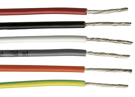 Electrical Cable Marine Grade 1 x 2.5 - 3.6mm yellow / green
