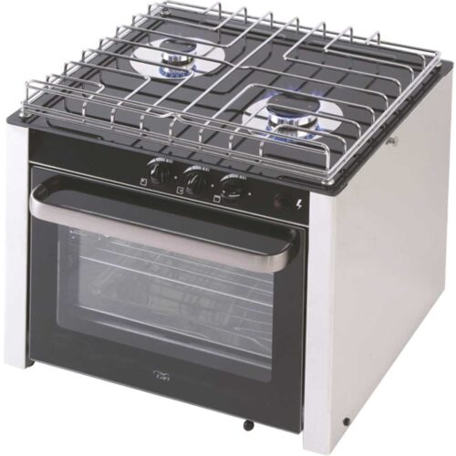 220Fuochi20e20Forno Stainless Gas Cooker CAN 2 Burner with Hob