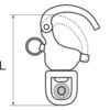 222690_ Swivel Eye Spi Snap Shackle 90mm