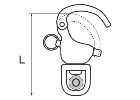 222690_ Swivel Eye Spi Snap Shackle 90mm