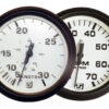 2360536 Uflex Ultra White 12/24V Speedometer 85mm - 50kn