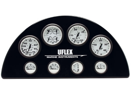 2360742_ Uflex Ultra White Voltmeter 24V 52mm