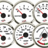 2361001 ECMS Voltmeter 12v white 52mm 8-32v