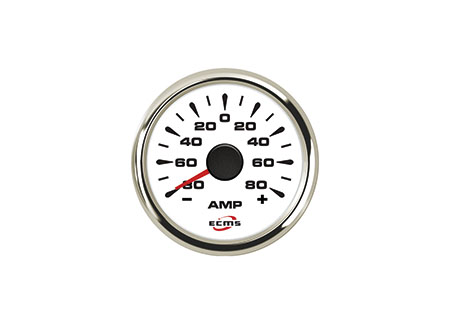 2361046_7 ECMS 10bar white oil pressure gauge