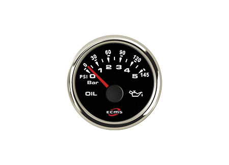 2361059_2 ECMS Voltmeter 12v black 52mm 8-32v