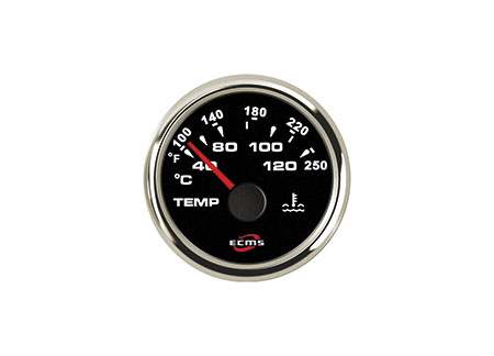 2361059_4 ECMS Voltmeter 12v black 52mm 8-32v