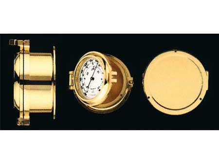 2411240_ Polished Brass Barometer 120mm