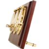 2417213_1 Polished Brass plated Zirconium weather station 360x150mm