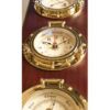 2417214_ Polished Brass plated Zirconium weather station 130mm x H410mm