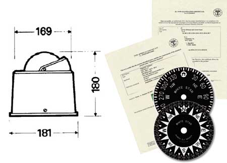 2504605_ Navigation Compass Urania Bu5 Standard - White 5 gr