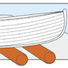 Inflatable haulage rollers 300 x 1250mm 600kg