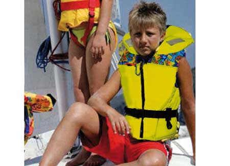 Approved Lifejacket VSG Kid Yellow 15-30 Kg 100N