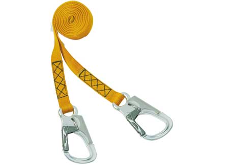 3015067_ Elastic Safety Line 140 - 200mm with Three Hooks
