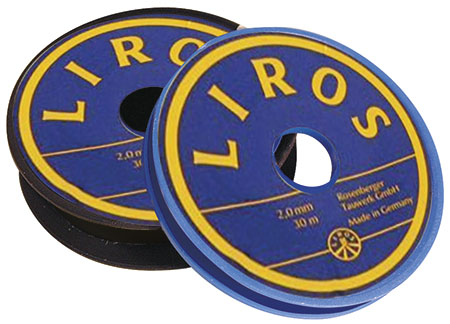 Black Polyester Sewing Line Liros 1,5mm x20mt