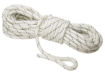 3101538 Anchoring Rope Pre-Spliced 10mm x 30mt White/Black