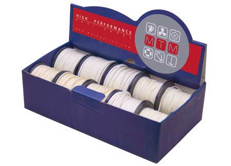 3105902_ White High Tenacity Polyester Rope roll 2mm x 30mt