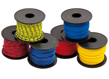 3106032 Yellow High Tenacity Polyester Rope roll 2mm x 30mt