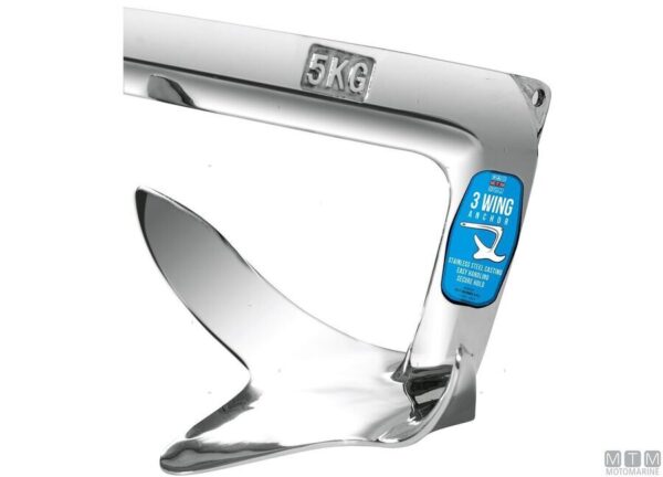 320wing 30kg Stainless Steel Bruce Anchor