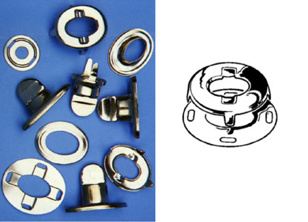 3211001_ Stainless Easy eyelet for Covers and Canvas